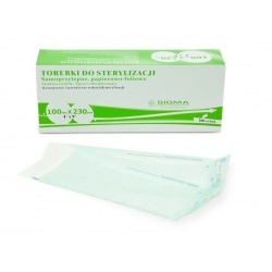 ACTIV TOREBKI DO STERYLIZACJI W AUTOKLAWIE 100MM X 230 MM 200SZT